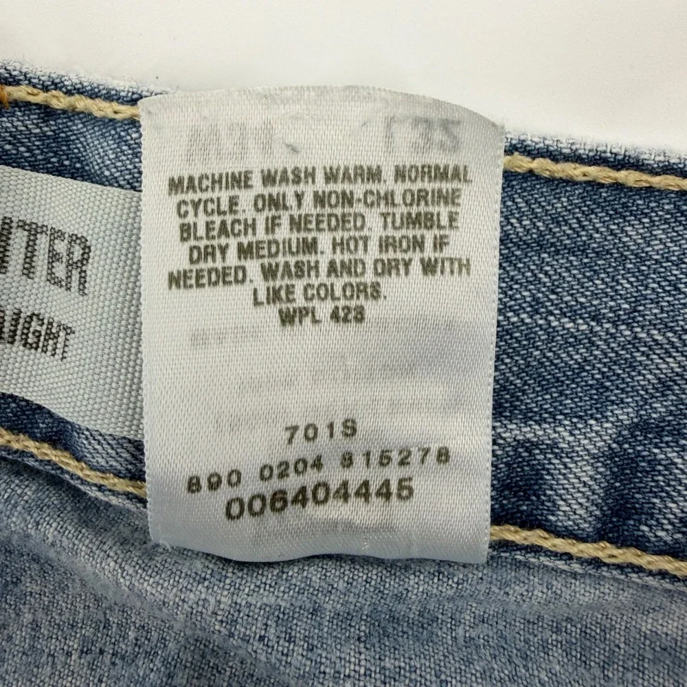 Vintage Y2K Levi's Carpenter Jeans Men 34x32 Loose Straight Baggy Light Wash